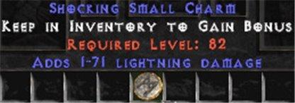 1-71 Lightning Damage SC (plain) - East HC Ladder