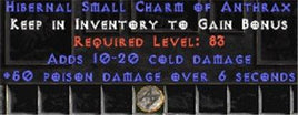 10-20 Cold Damage w/ 50 Poison Damage SC - Europe HC Ladder