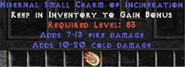 10-20 Cold Damage w/ 7-13 Fire Damage SC - Europe HC Ladder