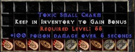 10 x Pack - 100 Poison Damage SC (plain) - East Non-Ladder