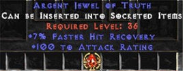 100 Attack Rating / 7% FHR Jewel - West Ladder