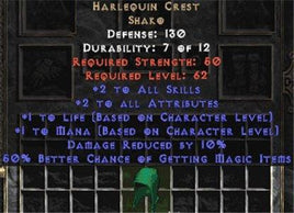 Harlequin Crest Shako - Europe Non-Ladder