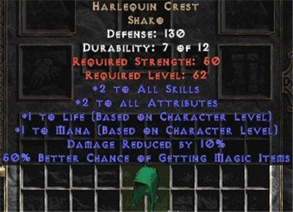 Harlequin Crest Shako - Europe Non-Ladder