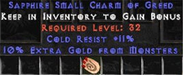 11 Resist Cold w/ 10% Gold Find SC - West Non-Ladder