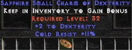 11 Resist Cold w/ 2 Dex SC - West Non-Ladder