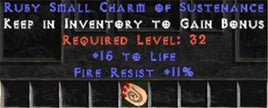 11 Resist Fire w/ 15 Life SC - East Non-Ladder