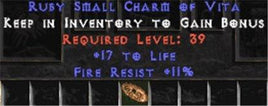 11 Resist Fire w/ 16-19 Life SC - West Non-Ladder