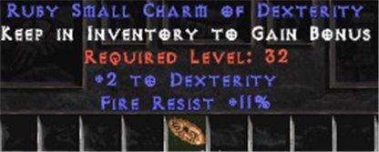 11 Resist Fire w/ 2 Dex SC - Europe Non-Ladder