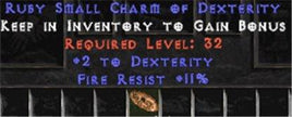 11 Resist Fire w/ 2 Dex SC - East Non-Ladder