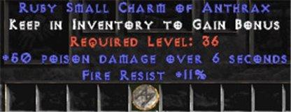 11 Resist Fire w/ 50 Poison Damage SC - Europe Non-Ladder