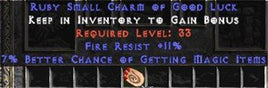 11 Resist Fire w/ 7% MF SC - Europe Non-Ladder