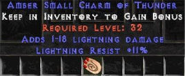 11 Resist Lightning w/ 1-18 Lightning Damage SC - East Non-Ladder