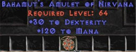 120 Mana & 30 Dex - West Non-Ladder