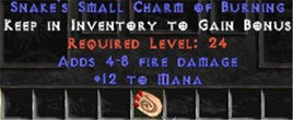 12 Attack Rating w/ 4-8 Fire Damage SC - East Non-Ladder