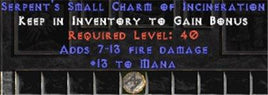 13-16 Mana w/ 7-13 Fire Damage SC - West Non-Ladder