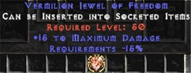 15 Max / -15% Requirements Jewel - Europe Non-Ladder