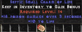 15 Poison Damage w/ 10 Life SC - West Non-Ladder