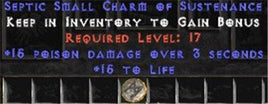 15 Poison Damage w/ 15 Life SC - East Non-Ladder