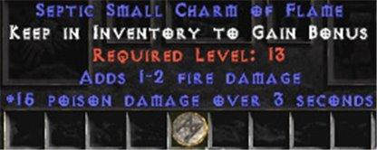 15 Poison Damage w/ 1-2 Fire Damage SC - Europe Non-Ladder