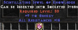 15 Resist All / 9 Energy Jewel - Europe Non-Ladder