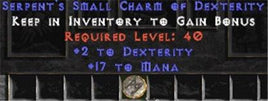 17 Mana w/ 2 Dex SC - Perfect - West Non-Ladder