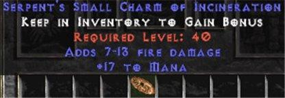 17 Mana w/ 7-13 Fire Damage SC - Perfect - West Non-Ladder