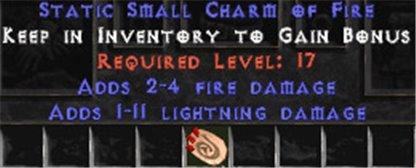 1-11 Lightning Damage w/ 2-4 Fire Damage SC - East HC Ladder