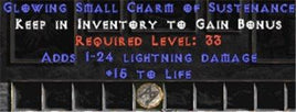 1-24 Lightning Damage w/ 15 Life SC - East Ladder