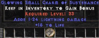 1-24 Lightning Damage w/ 15 Life SC - West Ladder