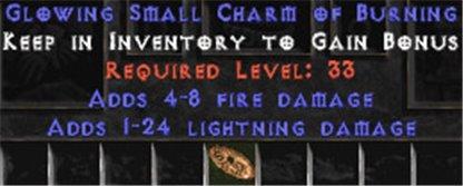 1-24 Lightning Damage w/ 4-8 Fire Damage SC - Europe HC Ladder