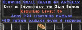 1-24 Lightning Damage w/ 50 Poison Damage SC - East HC Ladder