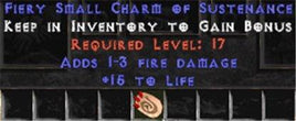 1-3 Fire Damage w/ 15 Life SC - West Ladder