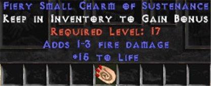 1-3 Fire Damage w/ 15 Life SC - Europe Ladder