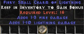 1-3 Fire Damage w/ 1-10 Lightning Damage SC - East HC Ladder