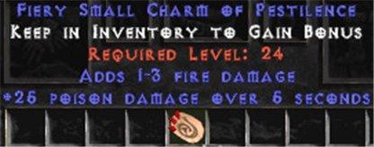 1-3 Fire Damage w/ 25 Poison Damage SC - East HC Ladder