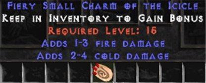 1-3 Fire Damage w/ 2-4 Cold Damage SC - Europe HC Ladder