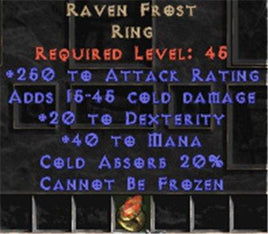 Raven Frost - +20 Dex - East Non-Ladder