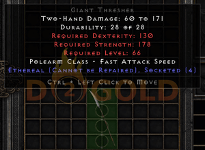 4 Sockets Ethereal Giant Thresher