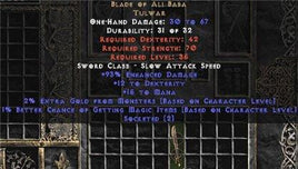 Blade of Ali Baba - West Non-Ladder