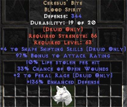 Cerebus' Bite +4SS/+2FR/10% LL - West Non-Ladder