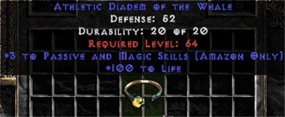 +3 Amazon P&M/100 Diadem/Tiara/Circlet - East Ladder