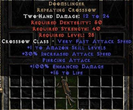 Doomslinger - +100% ED - Perfect - Europe Non-Ladder