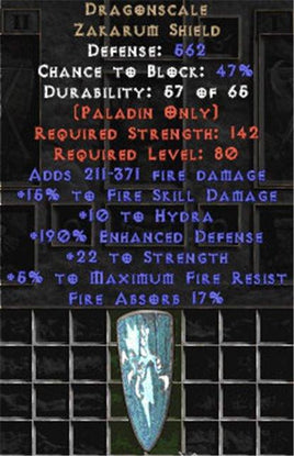 Dragonscale 10-19% Fire Absorb - Europe Non-Ladder