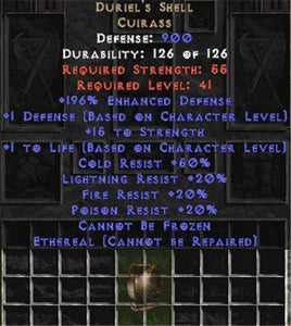 Duriel's Shell - Ethereal - Europe Non-Ladder