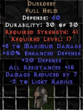 Duskdeep - +50% ED - Europe Non-Ladder