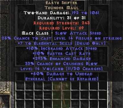 Earth Shifter - Ethereal - 275%+ ED - Europe Non-Ladder