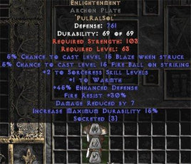 Enlightenment Archon Plate - Europe Non-Ladder