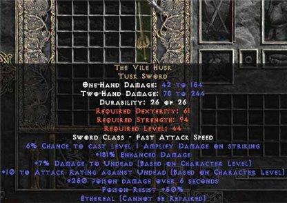 The Vile Husk - Ethereal - Europe Non-Ladder