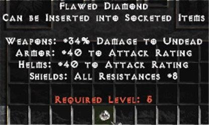 Flawed Diamond - Pack of 88 - Europe Non-Ladder