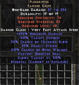 Fleshripper - Ethereal - 275%+ ED - Europe Non-Ladder